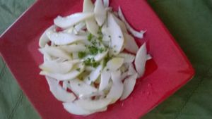 Salade fraîche de fenouil aux poires