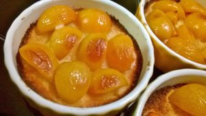 Tartelettes prunes et coco