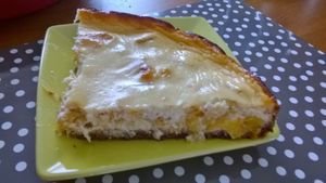 Cheesecake à l'ananas.