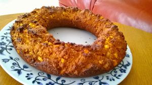 Cake couronne aux fruits confits