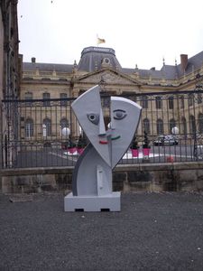 New sculptures in Lunéville