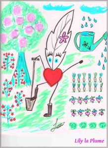 Je jardine par Lily la Plume