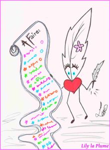La liste par Lily la Plume