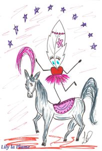 L’Écuyère par Lily la Plume