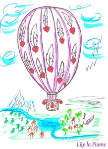 La Montgolfière par Lily la Plume
