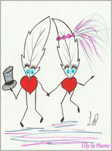 Les Mariés par Lily la Plume