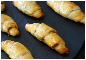 Mini croissants au pesto