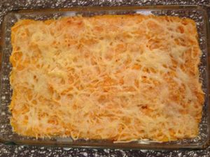 Parmentier de courge butternut