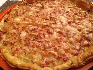 Tarte aux oignons