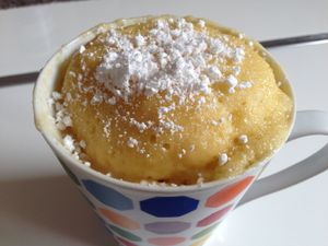 Mug cake vanille