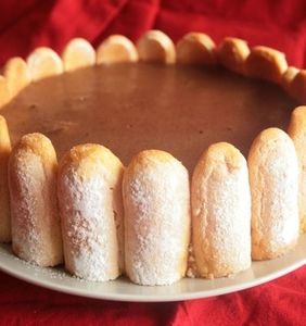 Charlotte chocolat amandes