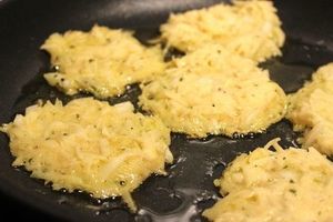 Galette rapées de pomme de terre