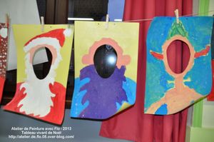 Des tableaux vivants pour Noël à l'école de Donchery !