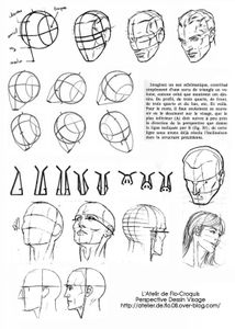 Visage et perspective en Croquis