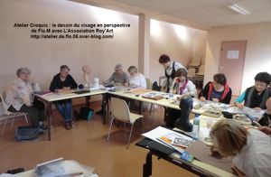 Stage croquis d'une journée avec Flo.M et les dessinateurs de l'Association Roy'Art