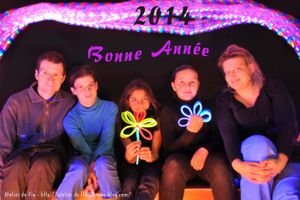 Light Painting pour la nouvelle année
