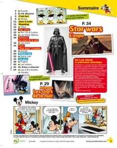 Numéro spécial Star Wars du Journal de Mickey