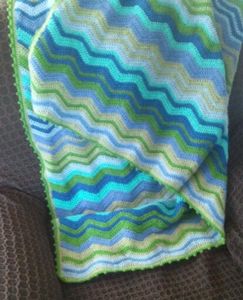 Ripple afghan