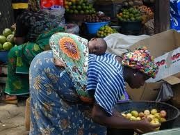 porte bébé africain