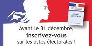 Pour voter en 2015, il faut être inscrit sur les listes électorales avant le 31 décembre 2014