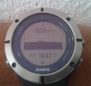 Test : Suunto Ambit 2 Sapphire, initiation à la fonction FusedAlti