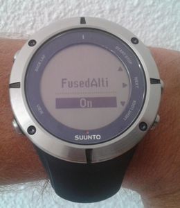 Test : Suunto Ambit 2 Sapphire, initiation à la fonction FusedAlti