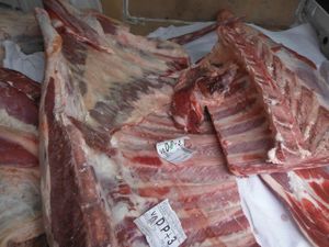 ça y est, j'ai vu la découpe d'un bœuf de boucherie !