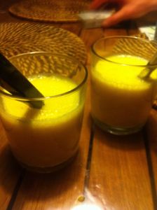 Lassi au safran, I caught it !