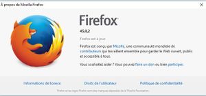 Firefox passe en 45.0.2
