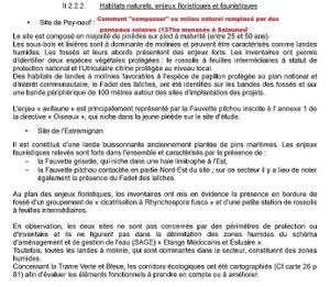 Bien comprendre ce que veut dire le volet "Compensation" dans la loi prétendant préserver la biodiversité "Eviter/Réduire/ compenser dans un projet soi-disant incontournable: destruction d'une zone humide, centrale photovoltaïque à la place des arbres etc