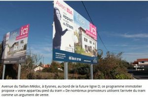 Tramway et urbanisation , un couple indissociable : rien ne doit résister à l'effet TRAM est-ce vraiment pour rendre service aux usagers ? Pour le bien de notre planète et le climat ? Qu'en est-il à St Médard-en Jalles succombant à cet objet de désir appelé tramway ?