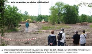 Urbanisation et zone Natura 2000 : Projet du Domaine de Geneste ou de la Plantation à Villenave d'Ornon, après 15 ans de combats écologistes (SEPANSO et Aquitaine Alternatives), une ZAD s'installe sur le domaine...