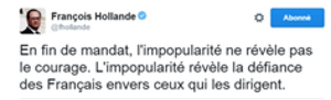 Merci pour ces « tweets », Monsieur le Président !!