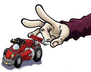 Kart sur glace et son extension, White Kart