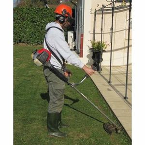 Les ravages du ROTOFIL au bas des troncs d'arbres