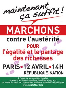 Manifestation du 12 avril