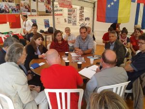 Temps fort de l'Huma : René Gonzales au stand du PRCF