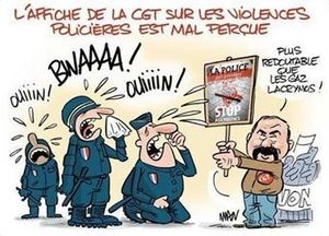 La police est dans la rue.......