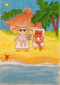Bonnes vacances tout le monde les gens!