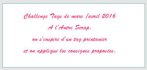 Challenge Tag#49 L'Antre Scrap