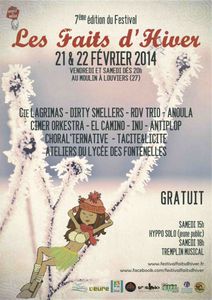 Festival "les Faits d'hiver" -Le Moulin-Louviers (27)