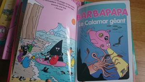 Le livre Barbapapa et le calamar géant