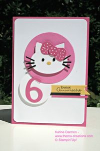 Carte anniversaire choupette !
