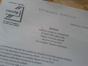 Bergerac, Clarté des comptes de campagne : CHICHE !