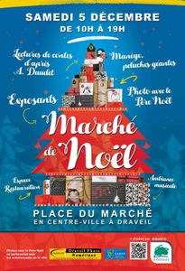 la maison Daudet au marché de noël de Draveil demain 5 décembre