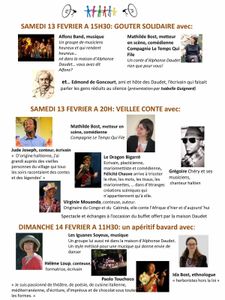 Une belle soirée vendredi pour ouvrir le week end solidaire: il reste encore samedi et dimanche!