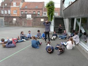 Visite à l’Ecole de Mouvaux : Des sourires, de la bonne humeur et beaucoup de surprises…