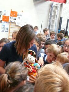 Visite à l’Ecole de Mouvaux : Des sourires, de la bonne humeur et beaucoup de surprises…