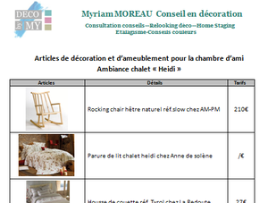 3 - le conseil décoration