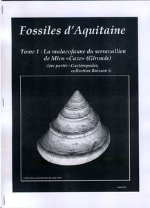 Parution du premier fascicule sur les fossiles de Mios